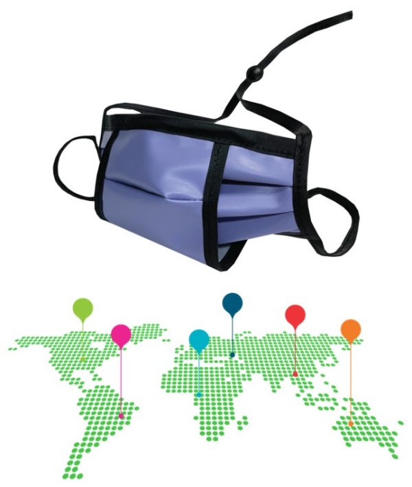 Brown Sales Now Ships Internationally for Deluxe Cloth Face Mask with